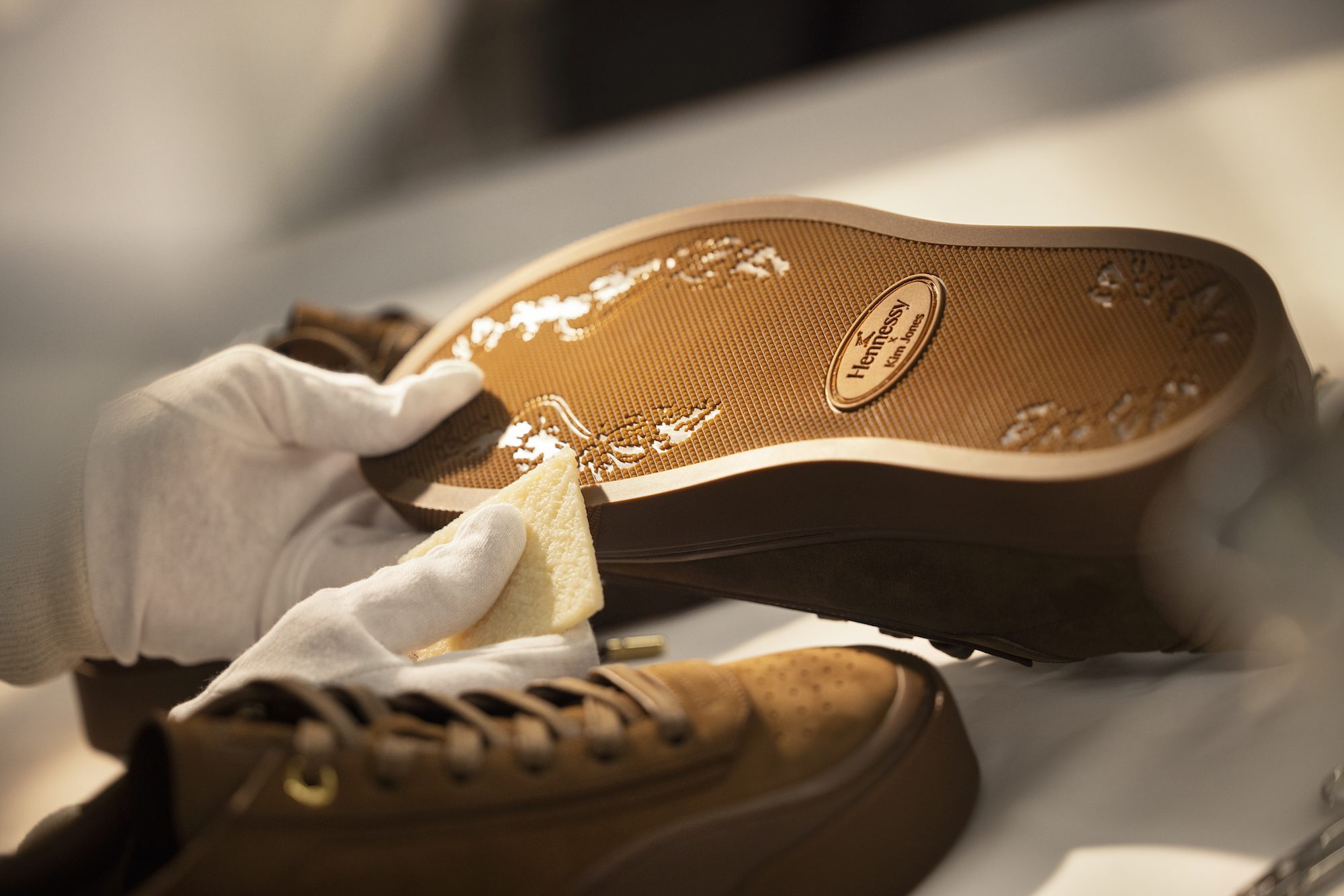 Cognac and couture collide in Hennessy's new sneaker collab with