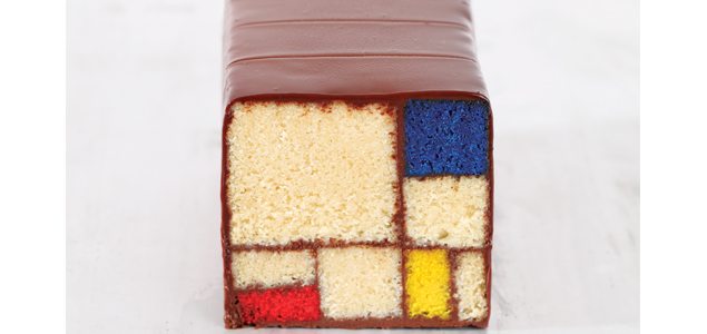 mondrian cake museum