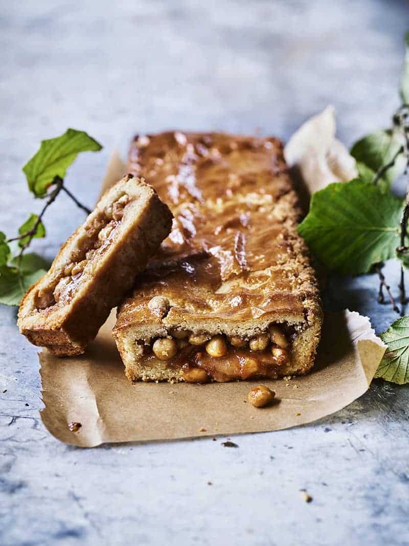 Tasty Nut Apple Cake infused with Honey Caramel